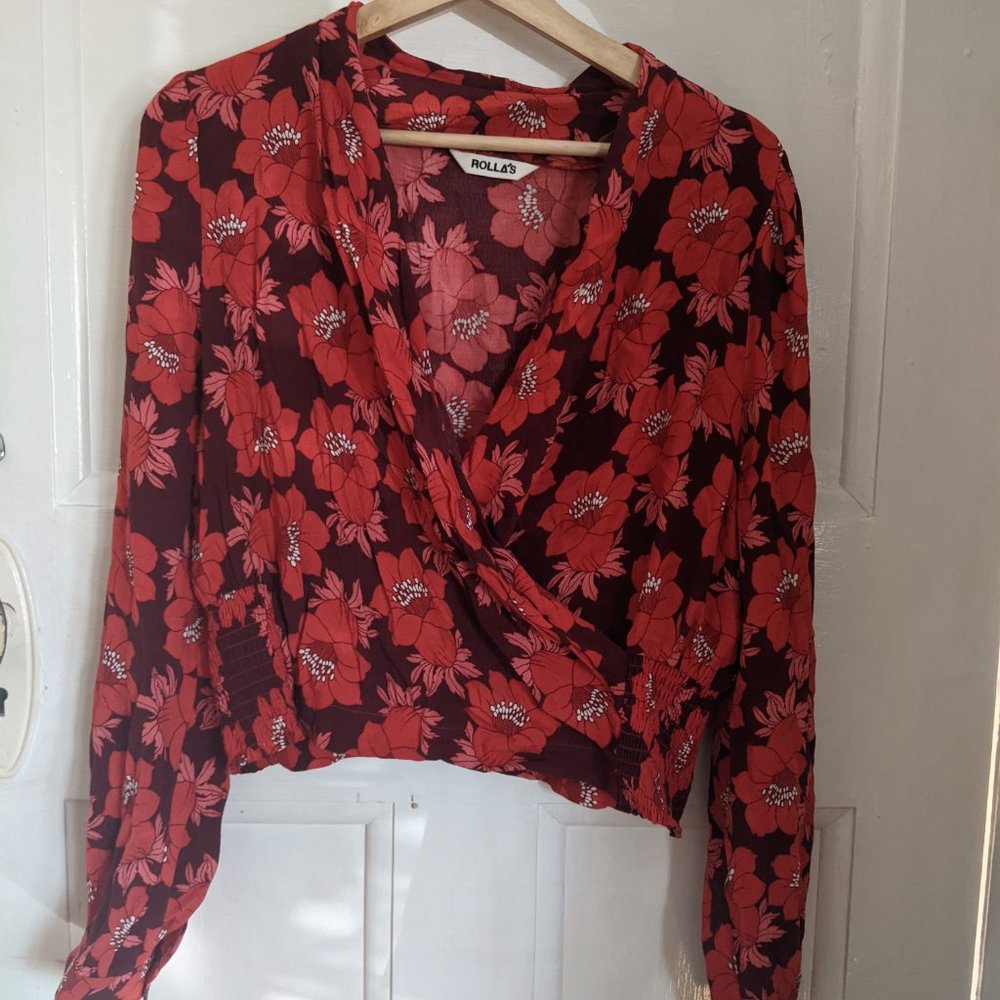 ROLLAS Floral Top - Picture 1 of 3